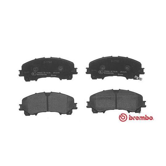 P 56 106 - Brake Pad Set, disc brake 