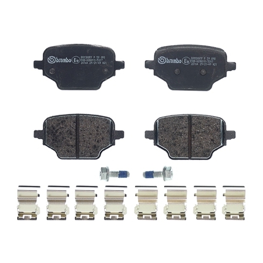 P 59 098 - Brake Pad Set, disc brake 