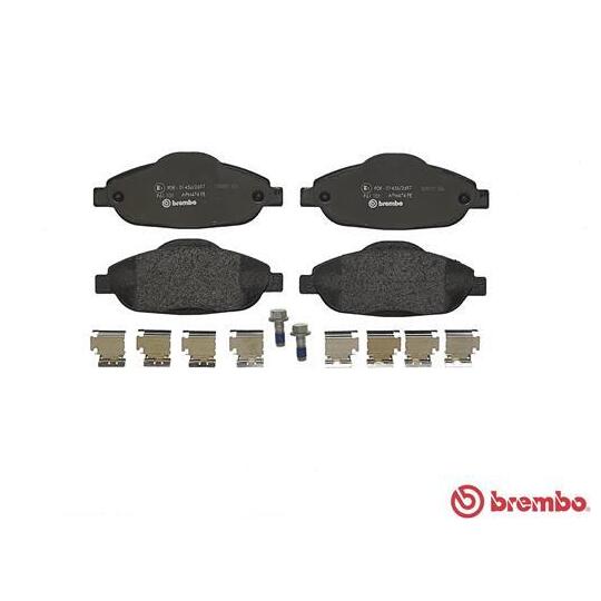 P 61 101 - Brake Pad Set, disc brake 