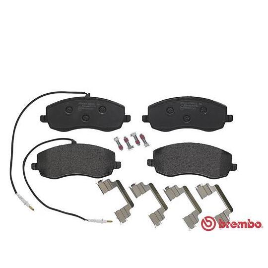 P 61 104 - Brake Pad Set, disc brake 