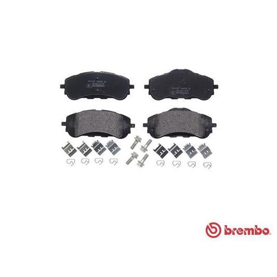 P 61 120 - Brake Pad Set, disc brake 