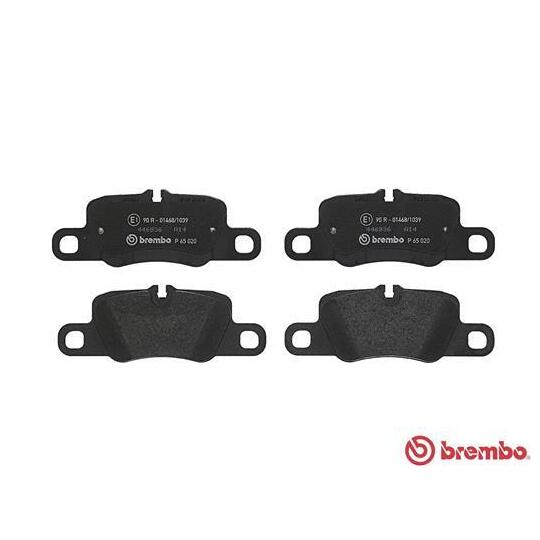 P 65 020 - Brake Pad Set, disc brake 