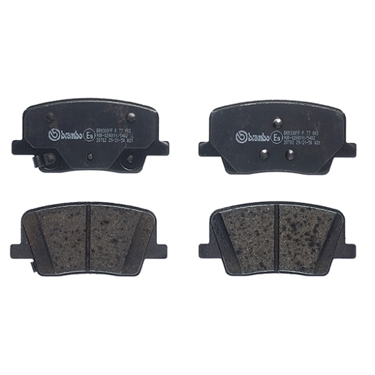 P 77 003 - Brake Pad Set, disc brake 