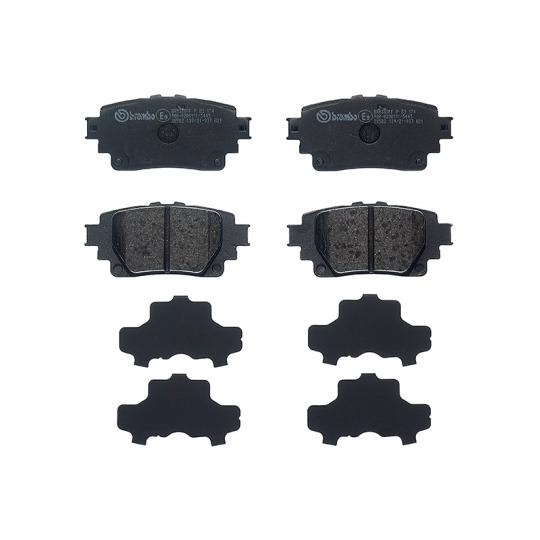 P 83 174 - Brake Pad Set, disc brake 