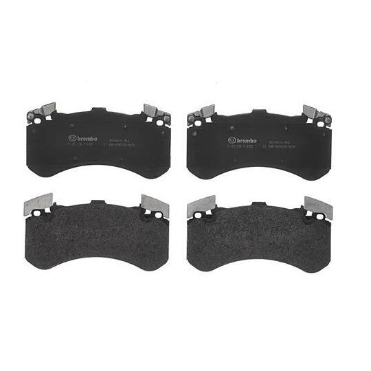 P 85 136 - Brake Pad Set, disc brake 