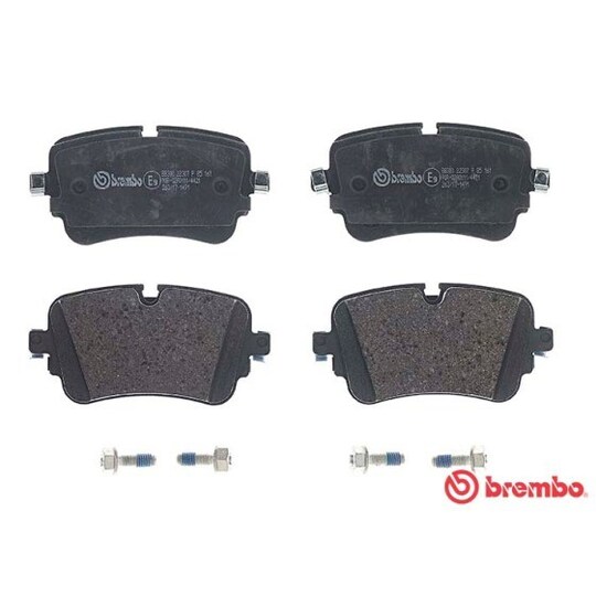 P 85 161 - Brake Pad Set, disc brake 