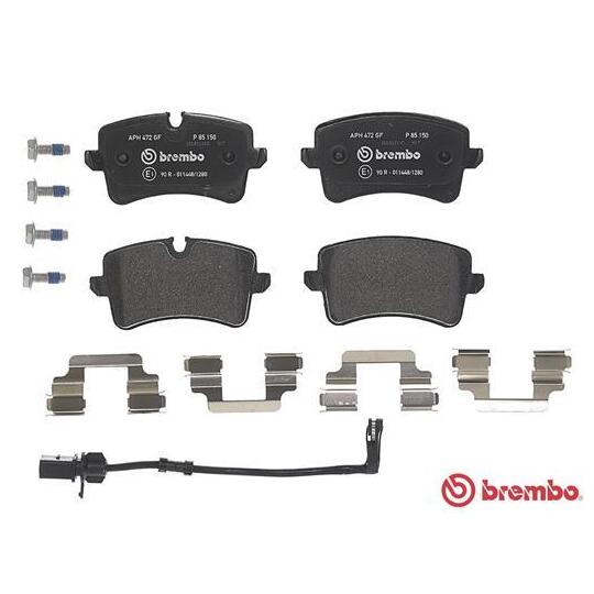 P 85 150 - Brake Pad Set, disc brake 