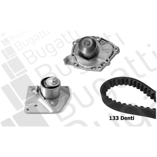 KBU10051A - Water Pump & Timing Belt Kit 