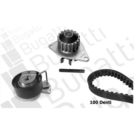 KBU10012C - Water Pump & Timing Belt Kit 