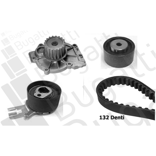 KBU10040A - Water Pump & Timing Belt Kit 