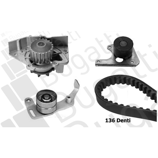 KBU5501C - Water Pump & Timing Belt Kit 