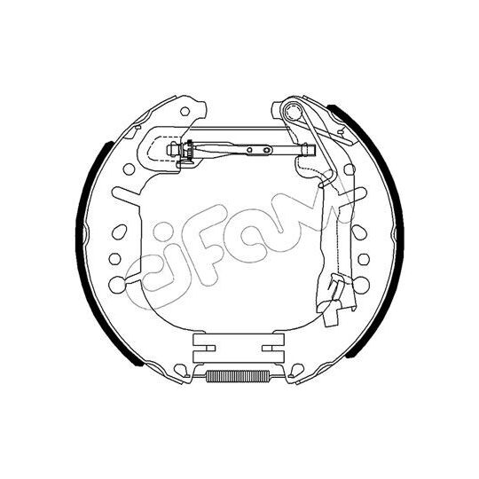 151-490 - Brake Shoe Set 