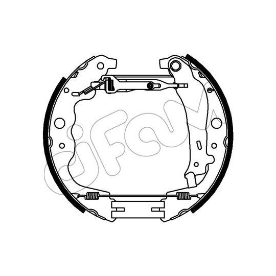 151-357 - Brake Shoe Set 