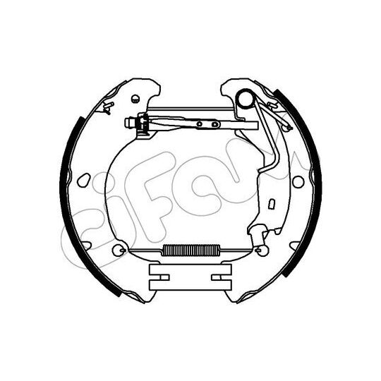 151-454 - Brake Shoe Set 