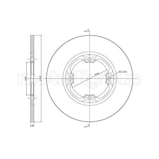 800-012 - Bromsskiva 