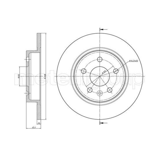 800-1002C - Brake Disc 