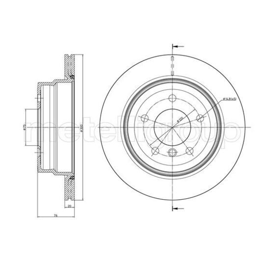 800-1023C - Brake Disc 