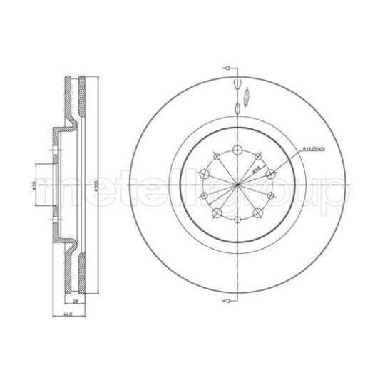 800-1039C - Brake Disc 