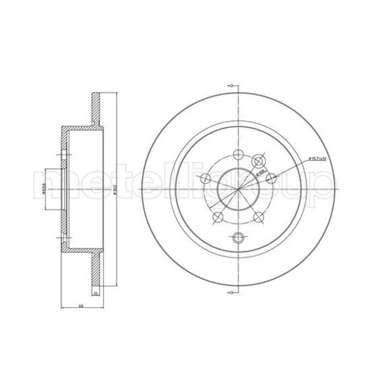 800-1052C - Brake Disc 