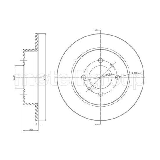 800-1083C - Brake Disc 