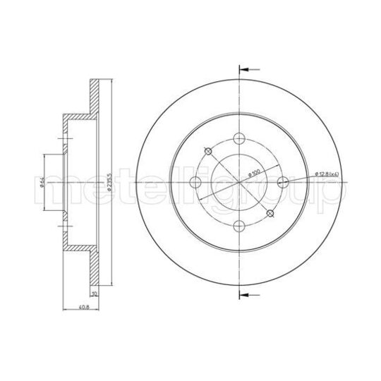 800-1114C - Brake Disc 