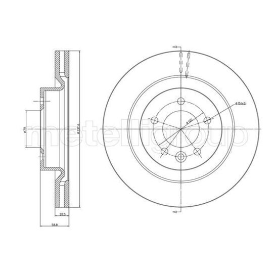 800-1218C - Brake Disc 