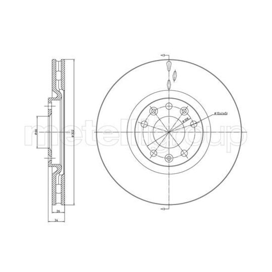 800-1280C - Brake Disc 