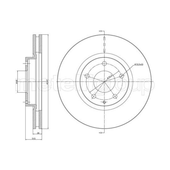 800-1455C - Brake Disc 