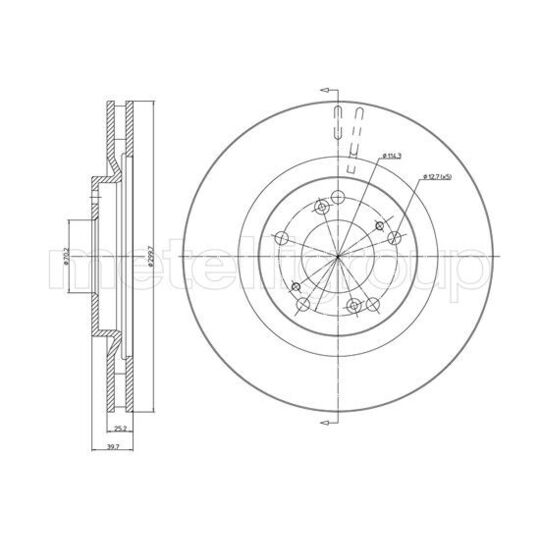 800-1677C - Brake Disc 