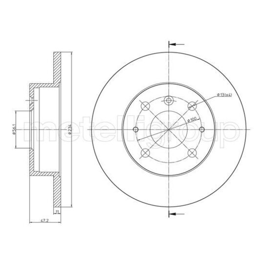 800-1705 - Brake Disc 