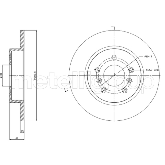 800-1763C - Brake Disc 