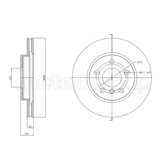 800-1770C - Brake Disc 