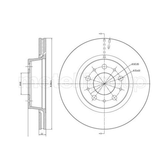 800-201 - Brake Disc 