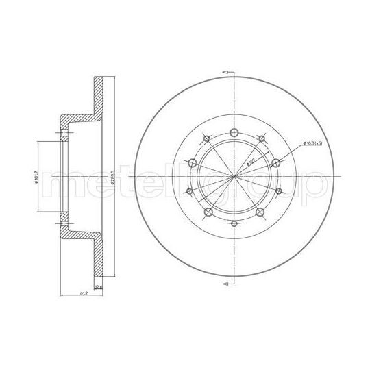 800-359 - Brake Disc 