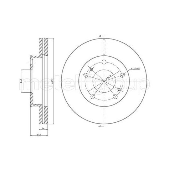 800-449 - Brake Disc 