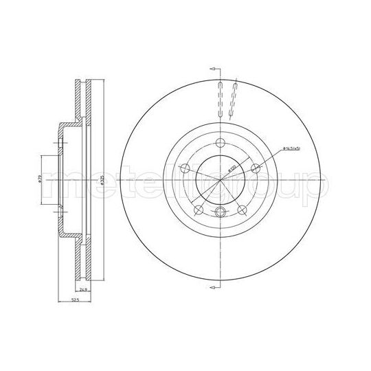 800-518C - Brake Disc 