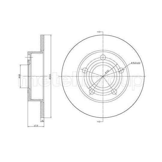 800-531C - Brake Disc 