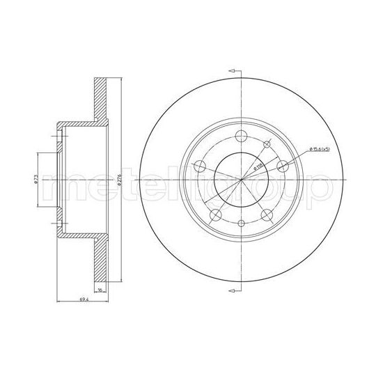 800-572 - Brake Disc 