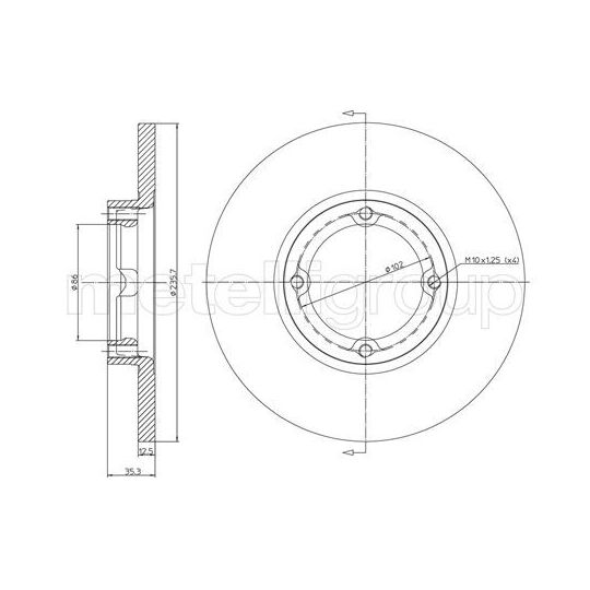 800-597C - Brake Disc 