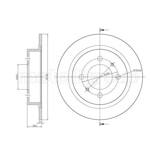 800-661 - Brake Disc 