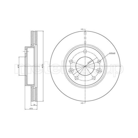 800-694 - Brake Disc 