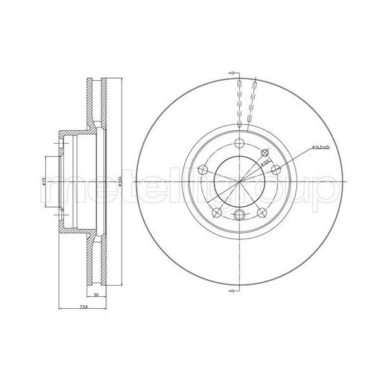 800-693C - Brake Disc 