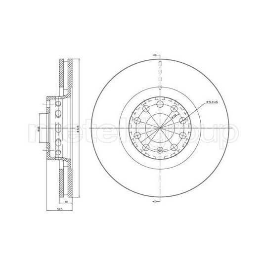 800-737C - Brake Disc 