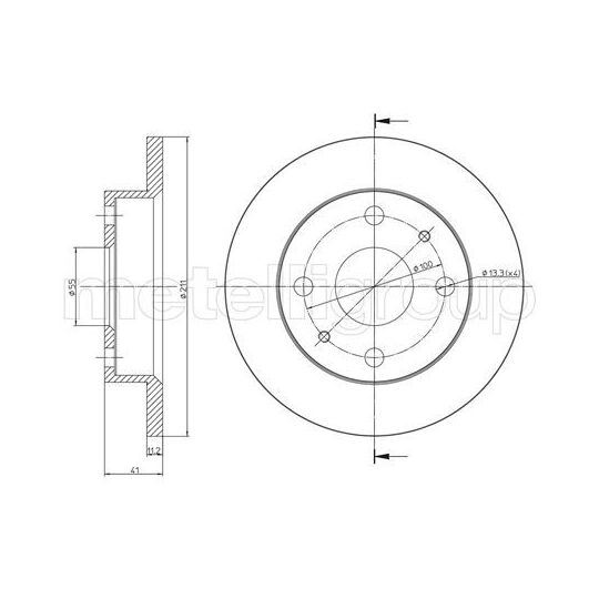 800-791 - Brake Disc 