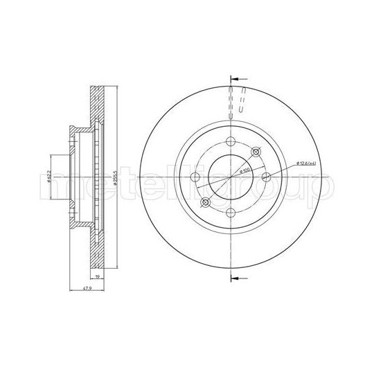 800-788 - Brake Disc 