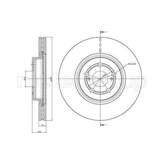 800-854C - Brake Disc 