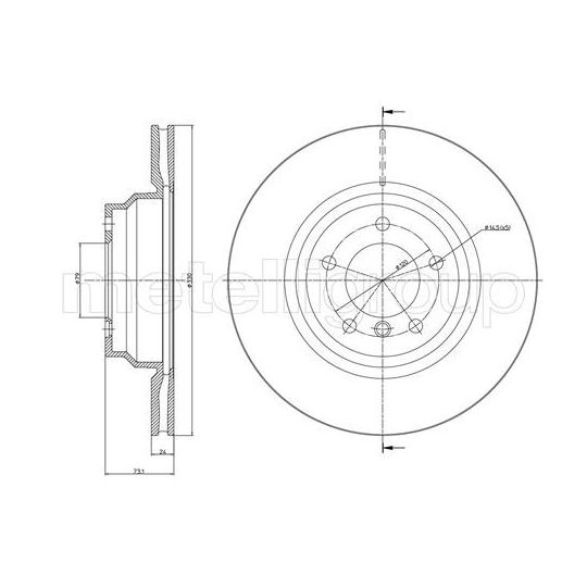 800-872C - Brake Disc 