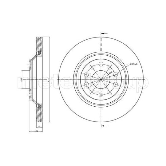 800-889C - Brake Disc 