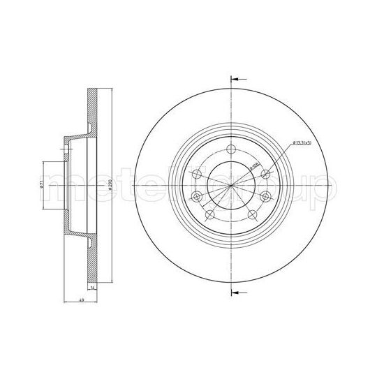 800-888C - Brake Disc 