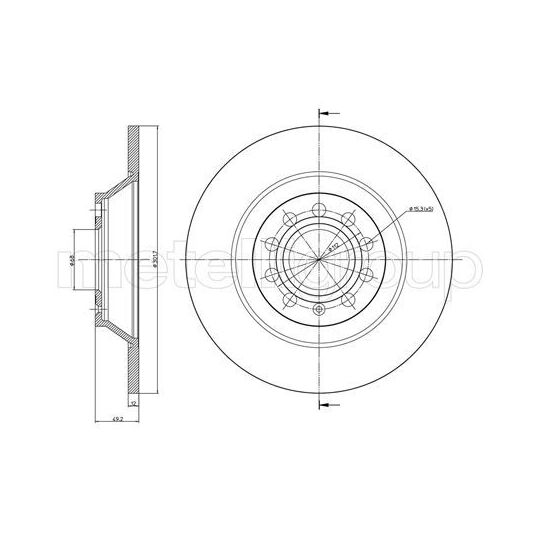 800-865C - Brake Disc 